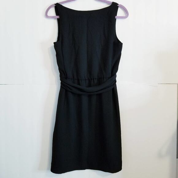 Theory Elysian Draped Cowl Neckline Black Dress size 4 c0 - Picture 3 of 7